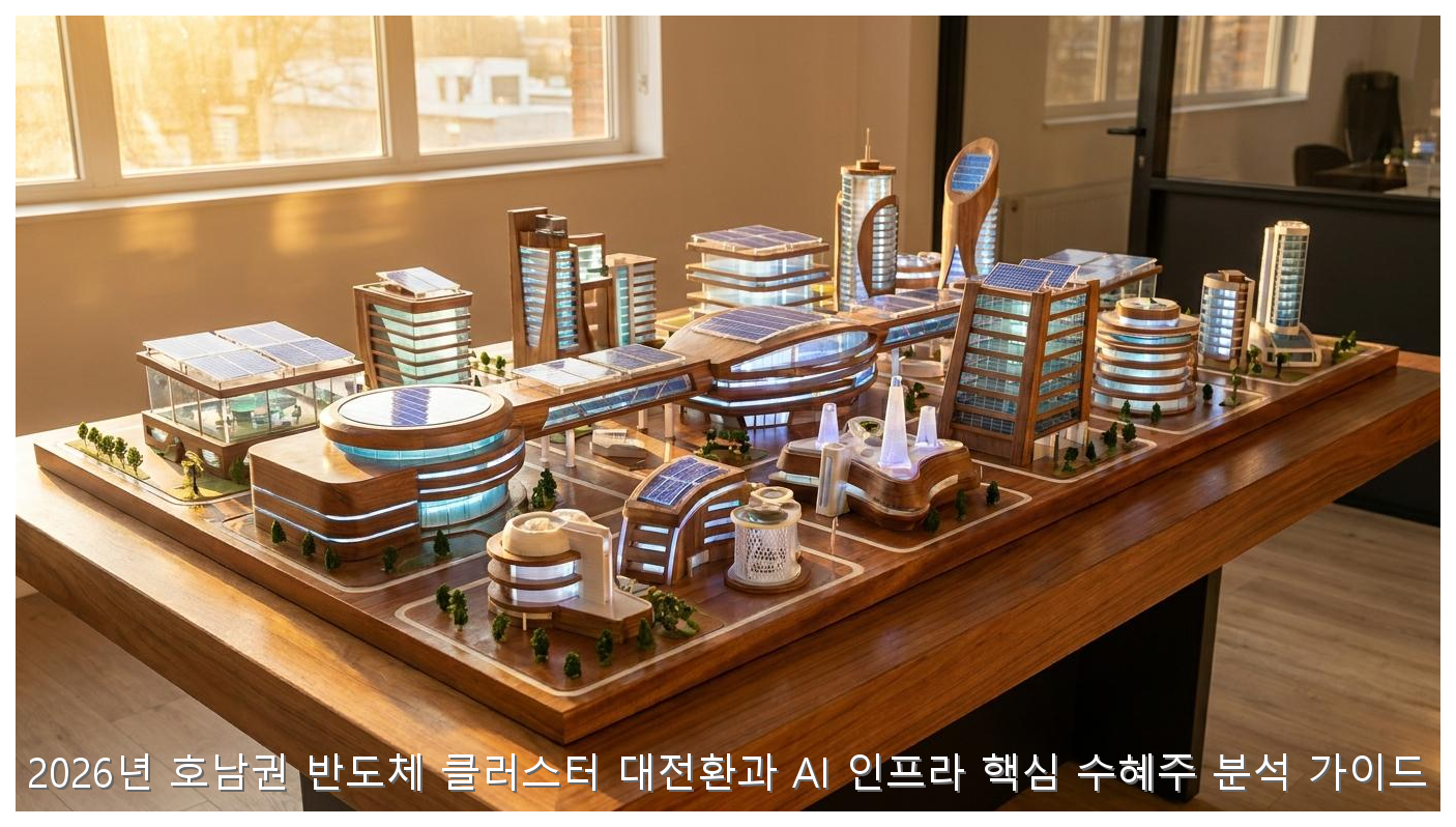 2026 호남권 반도체 클러스터 대전환과 AI 인프라 핵심 수혜주 분석 가이드 핵심 안내 및 분석 인포그래픽 (2)