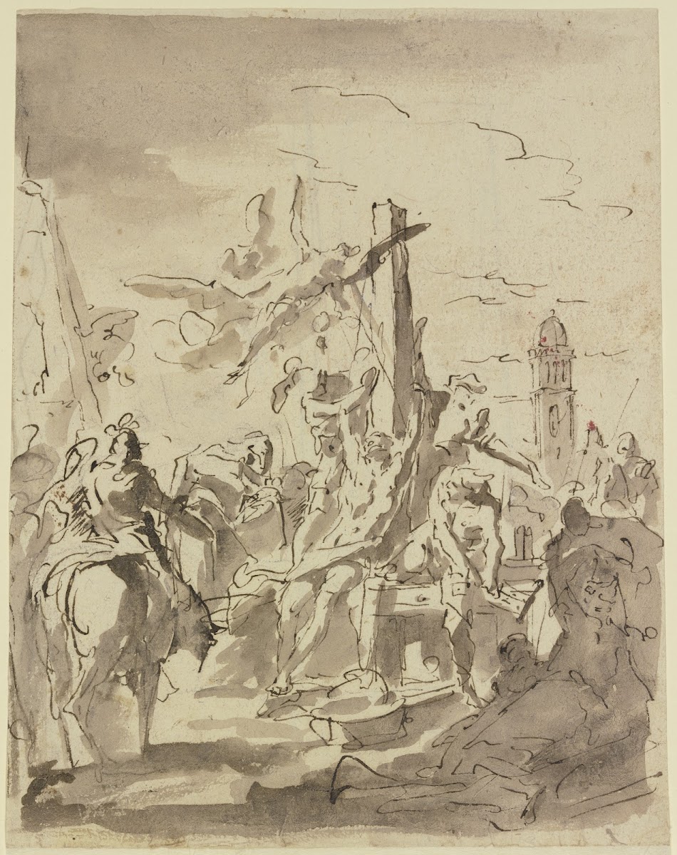 Martyrdom of a saint