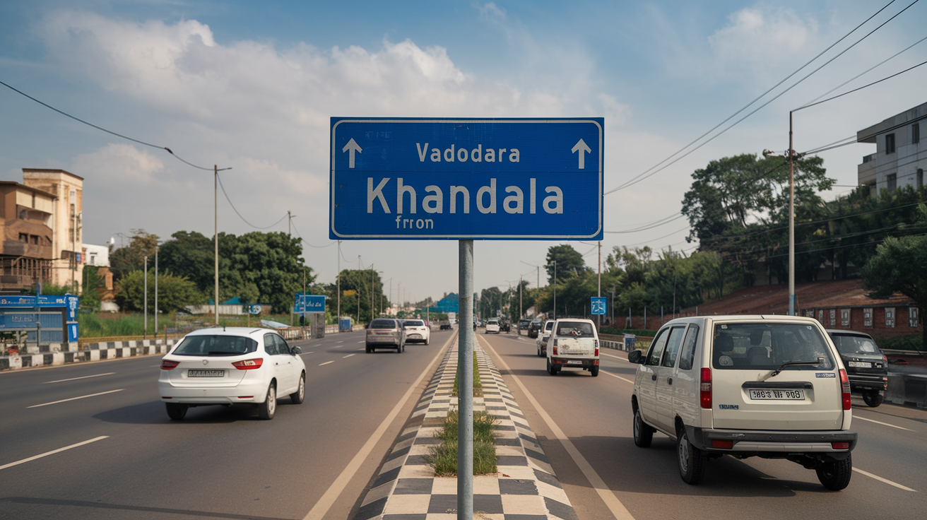 how to reach khandala from vadodara