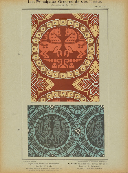 Les principaux ornaments des tissus jusquau XIXme siecle Pl13 1902