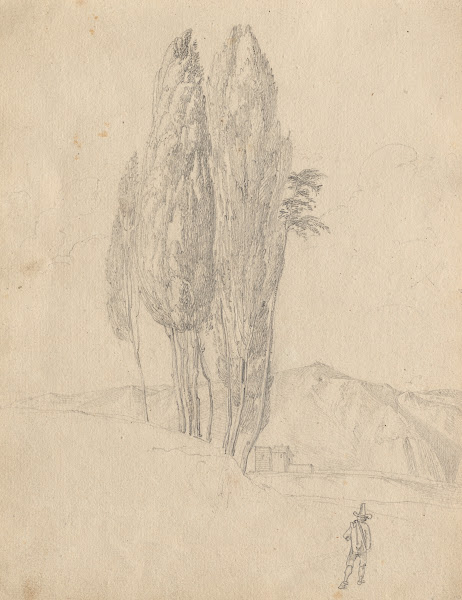 Album with Views of Rome and Surroundings Landscape Studies page 20a Trees
