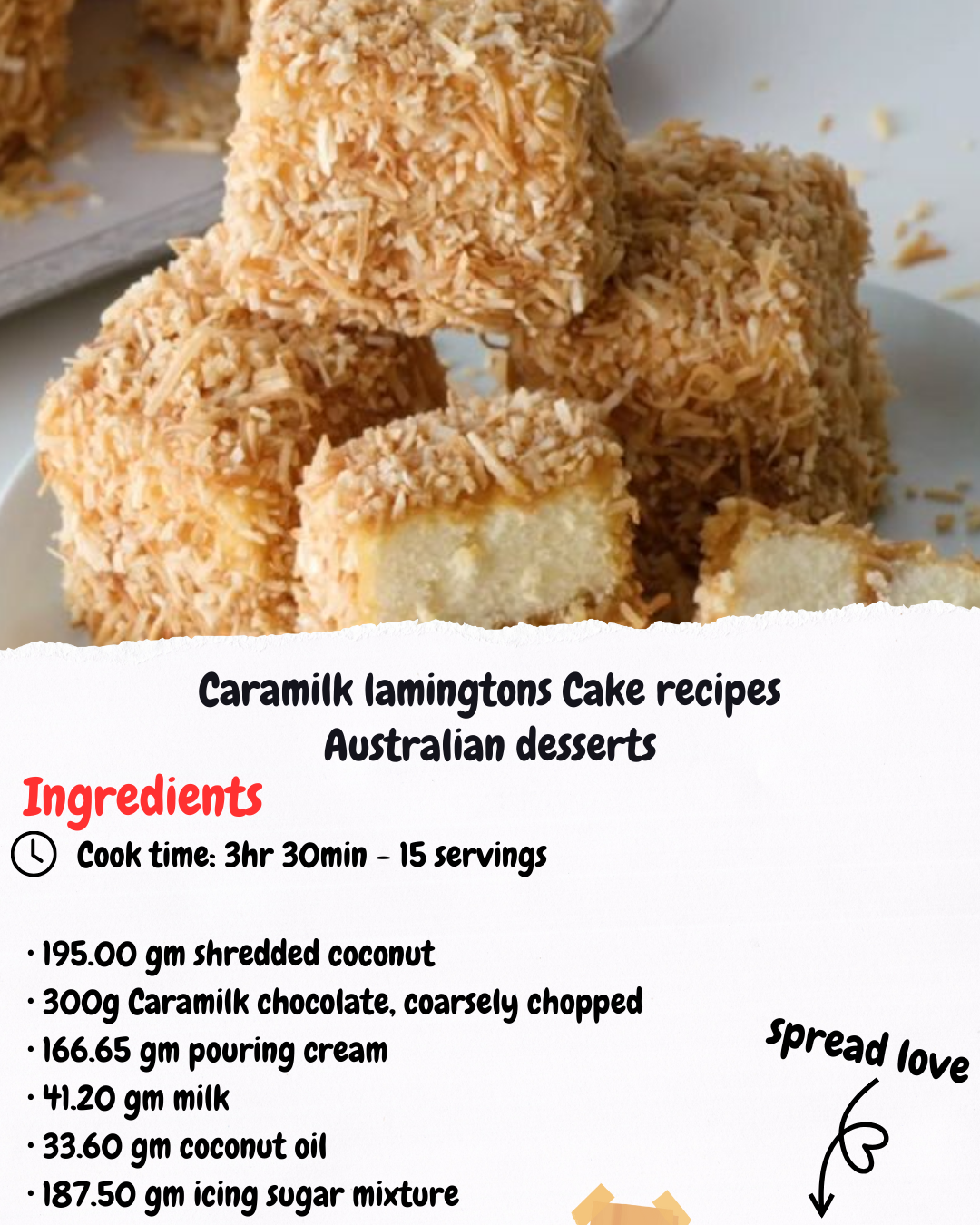Caramilk lamingtons Cake recipes Australian desserts