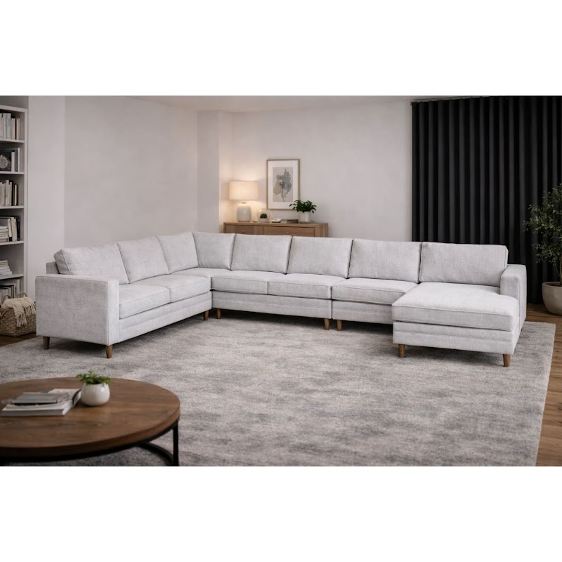 Giselle 5 Módulos — sala en L fabricada a medida en Tampico