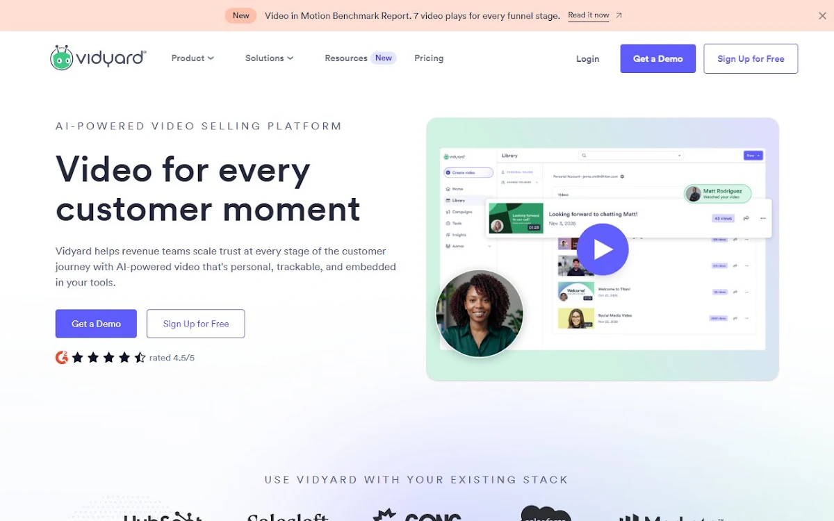 Captura de Vidyard Studio