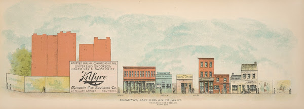 Broadway East Side 56th to 59th St 1899