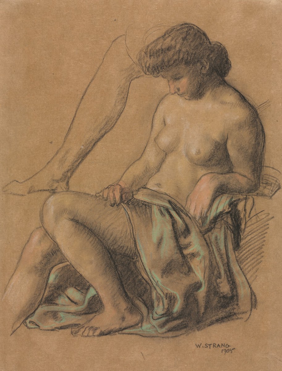 Draped Figure Seated 1905