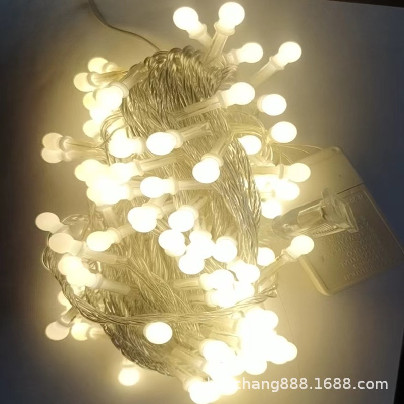LED-Lichterkette mit Sternenmotiven