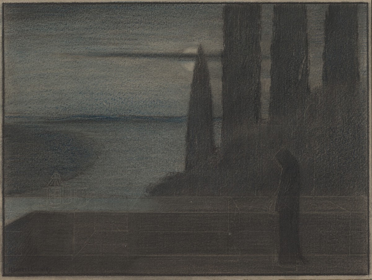 A Hooded Figure in a Landscape 191124