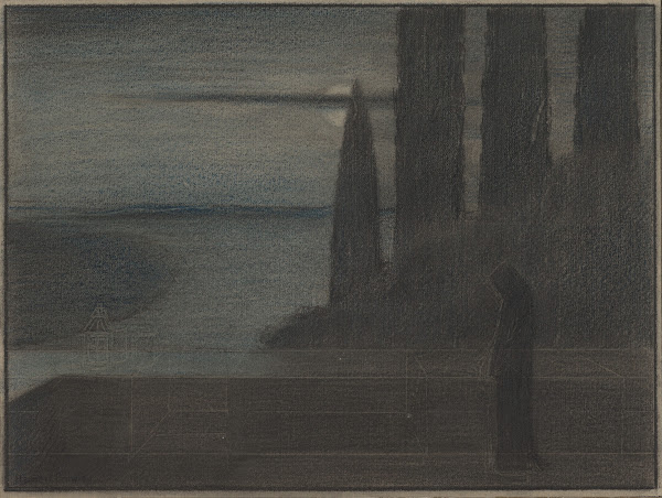A Hooded Figure in a Landscape 191124