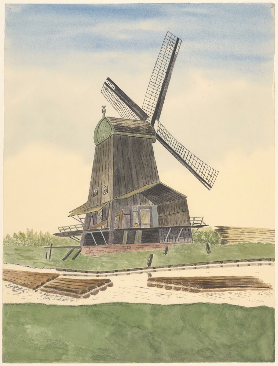 molens houtzaagmolen De Smit paltrok 1930 1940