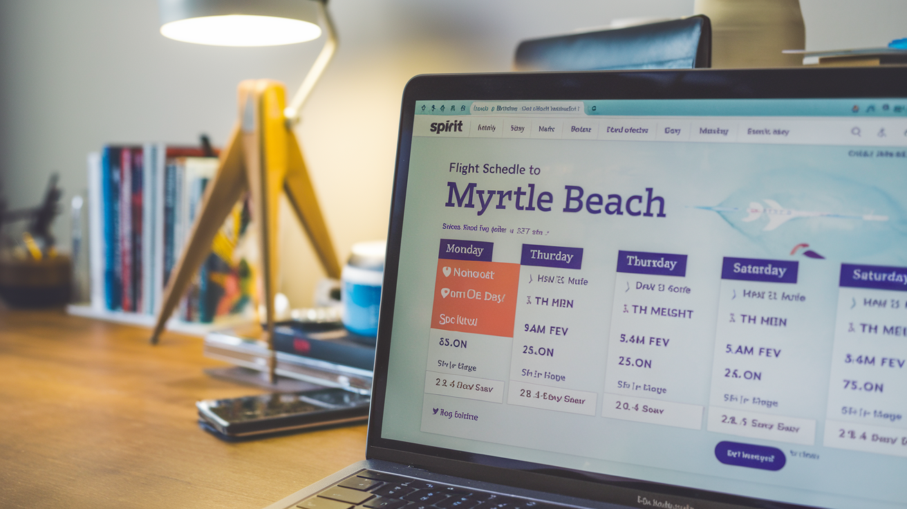 Spirit Airlines Flight Days to Myrtle Beach