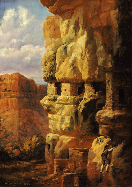 Cliff Houses On The Rio Mancos Colorado 1875