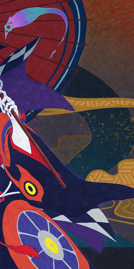 Medicine Seller From Mononoke 4K Phone Wallpaper