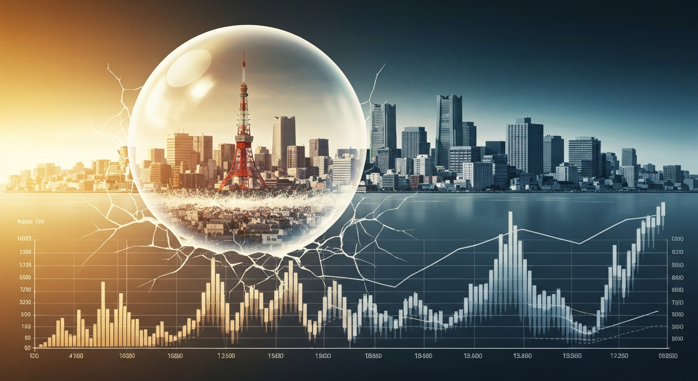 일본 부동산 버블 형성과 붕괴 구조