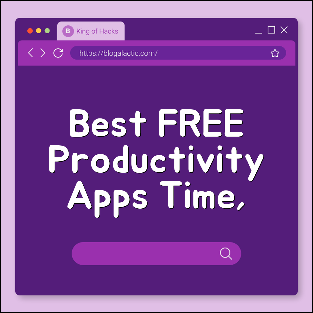 Best free productivity apps (time tracking, notes, habits)