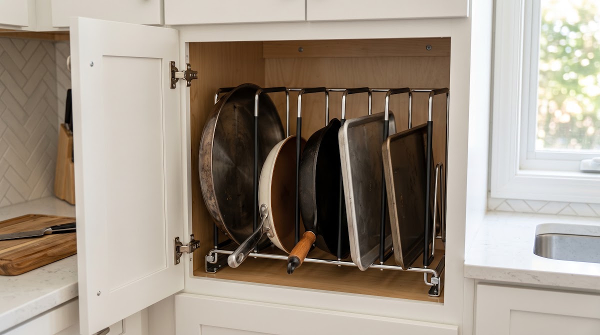 Best Pan Racks for Kitchen Cabinets (2026) - BEST OVERALL — IN CONTEXT
