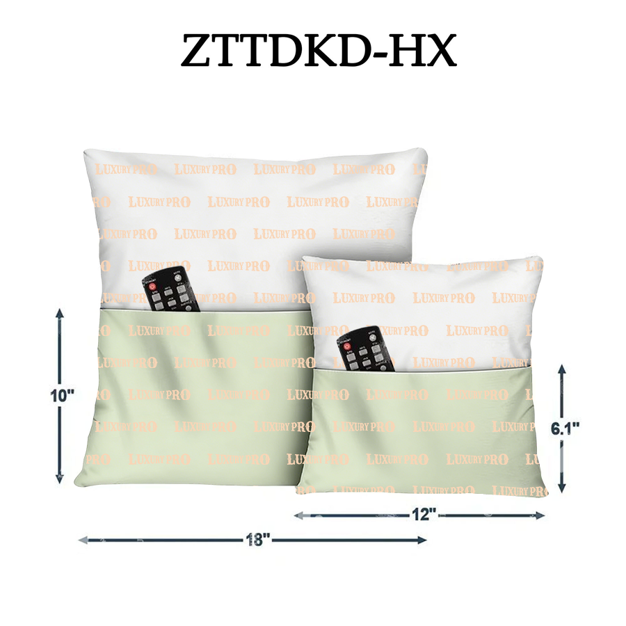 Pillowcase with pocket – with filler