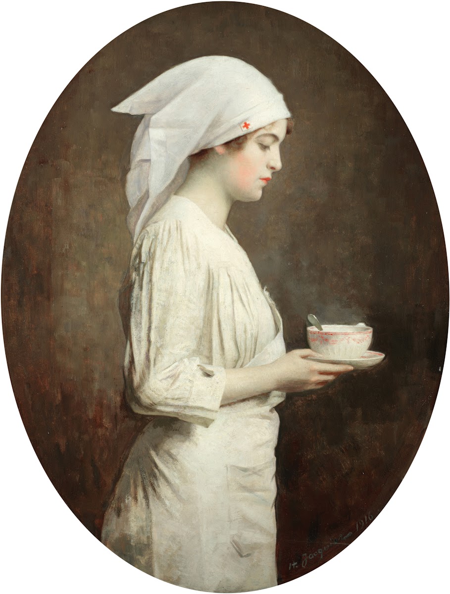 A hot cup of soup 1916