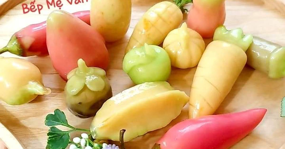 Bánh đậu xanh trái cây