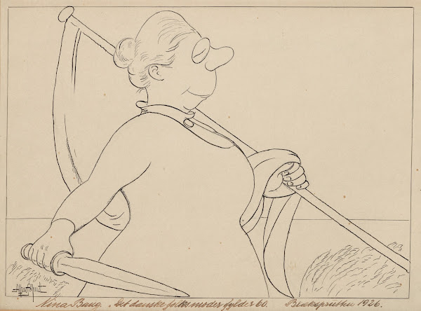 Nina Bang as the mother of the Danish people 1926