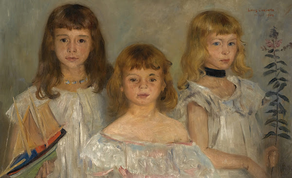 Drei Kleine Mädchen Three Girls 1902