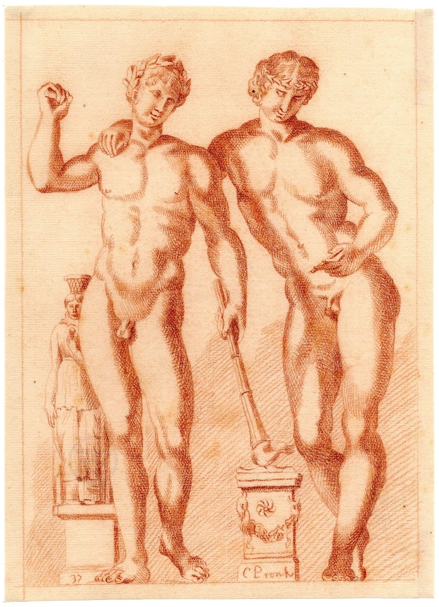 Beeld van twee jonge mannen