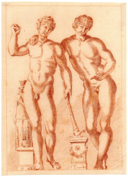 Beeld van twee jonge mannen