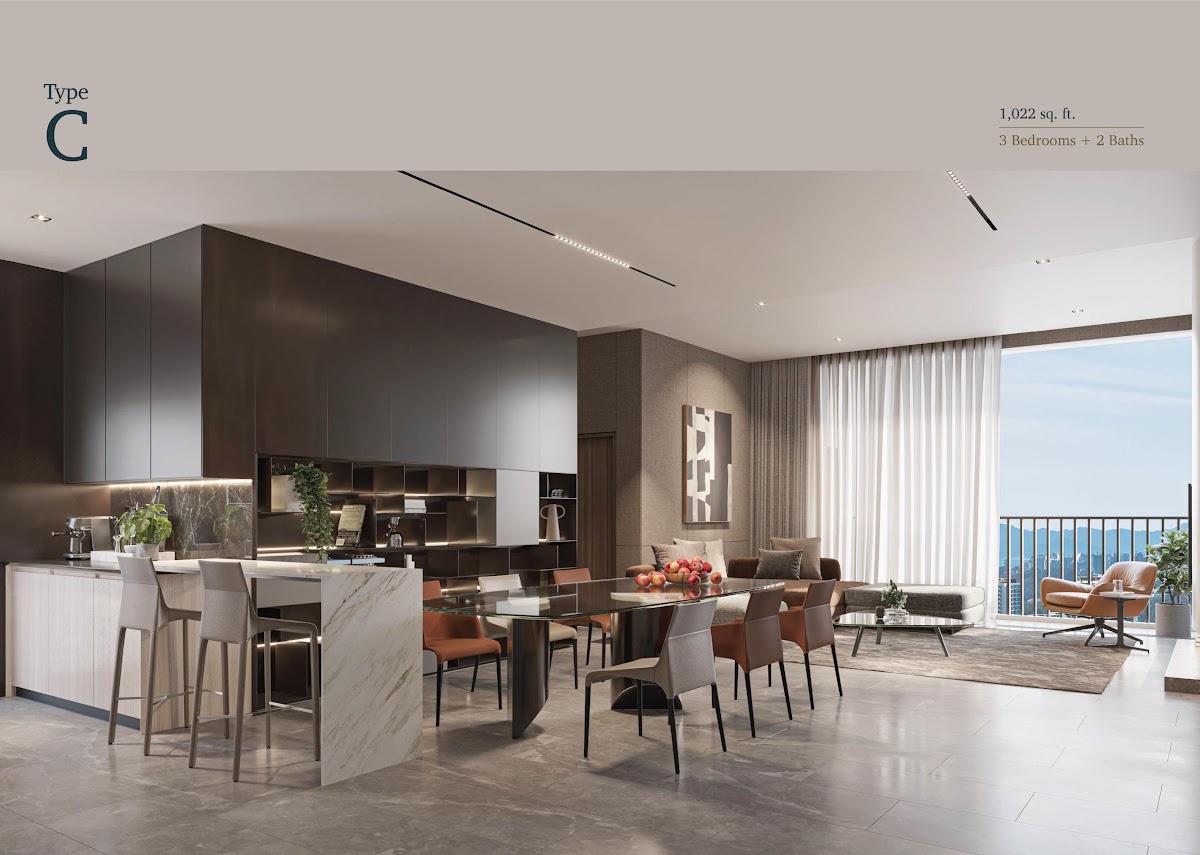 THE ATERA — dining living room