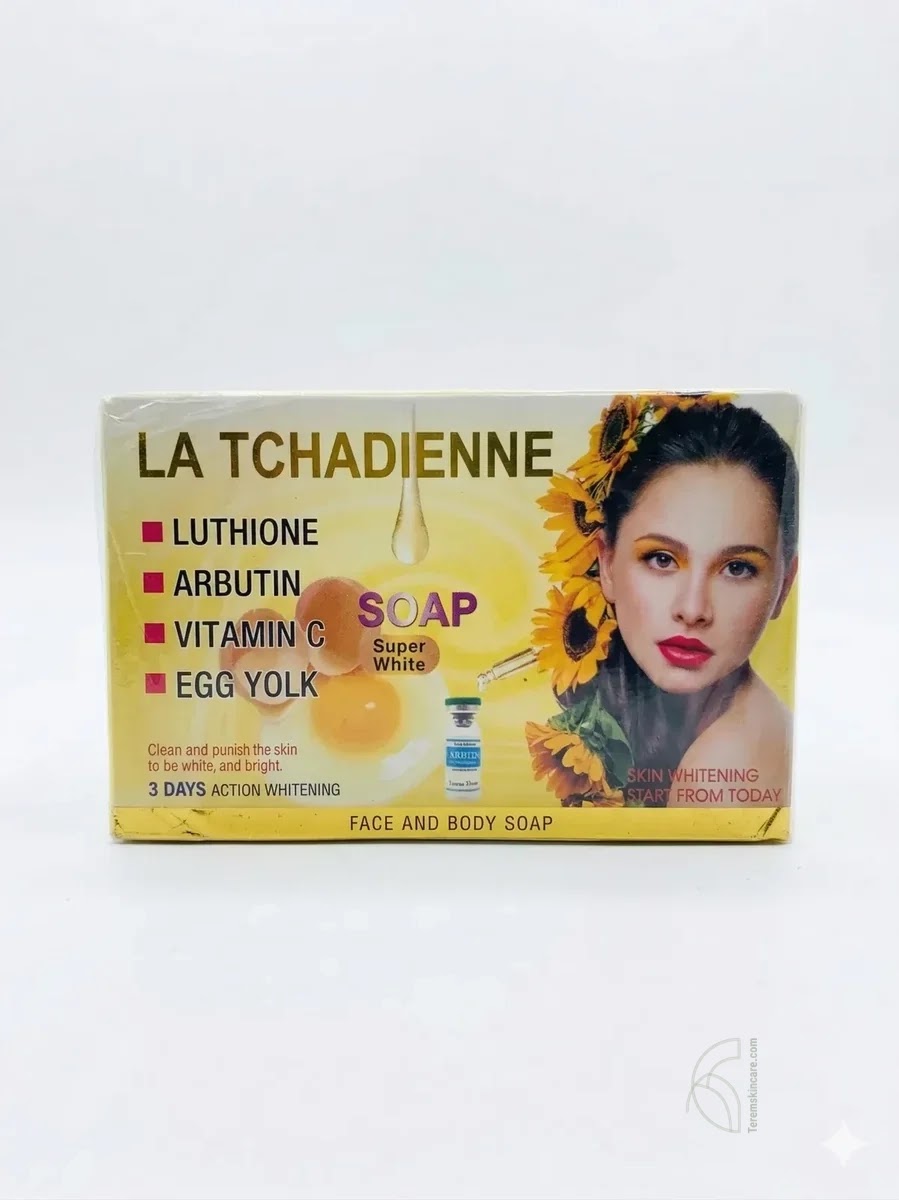 La Tchadienne Extra Lightening Soap With Luthione Egg Yolk And Vitamin C
