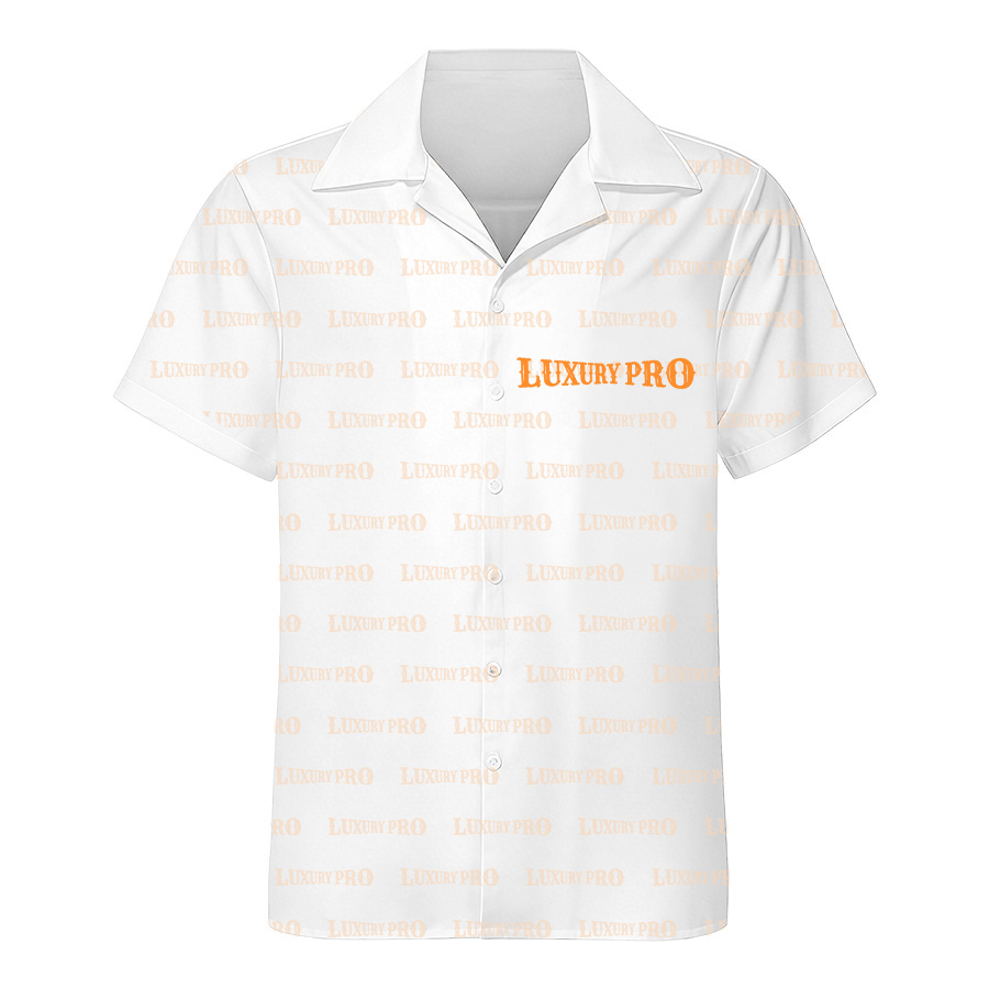 AOP EO Tall Fit Shirt Cuban Collar No Pocket – Linglong Linen Fabric