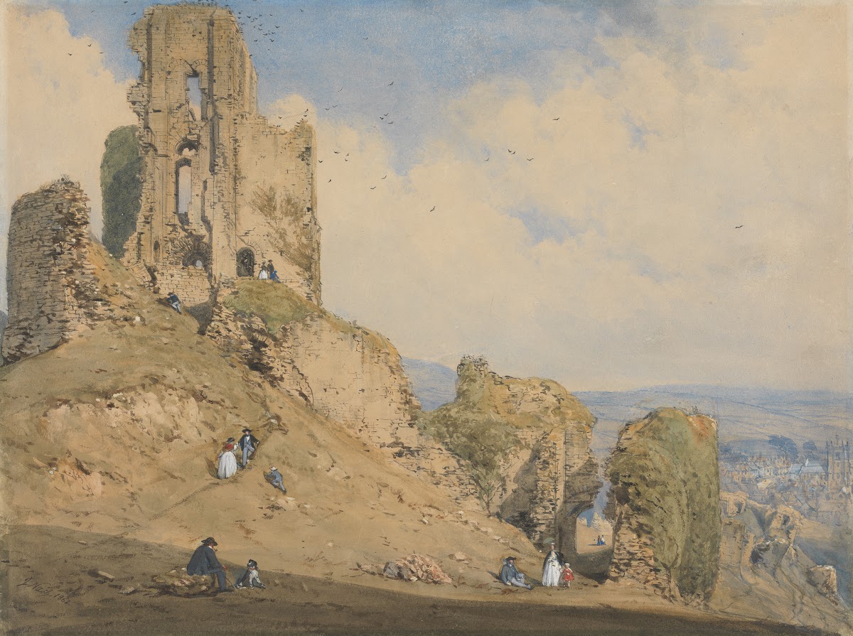 Corfe Castle Dorset 1862