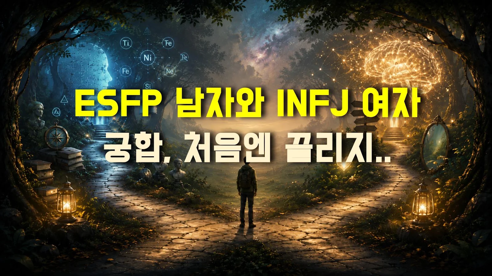 ESFP 남자와 INFJ 여자 궁합, 처음엔 끌리지만 오래 만나기 힘든 이유