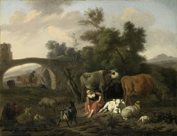 Landscape with Herdsmen and Cattle 1660   1690