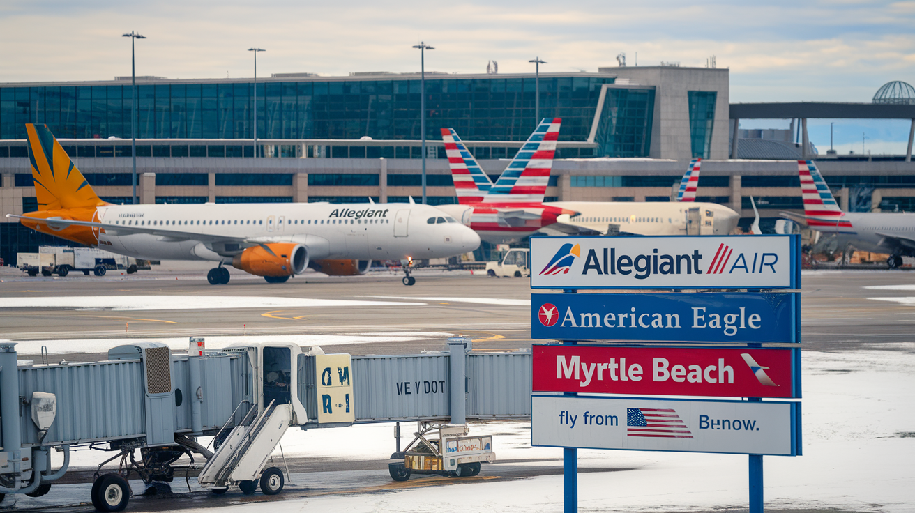 Airlines Flying Rochester NY to Myrtle Beach