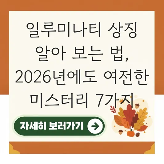 일루미나티 상징 알아 보는 법