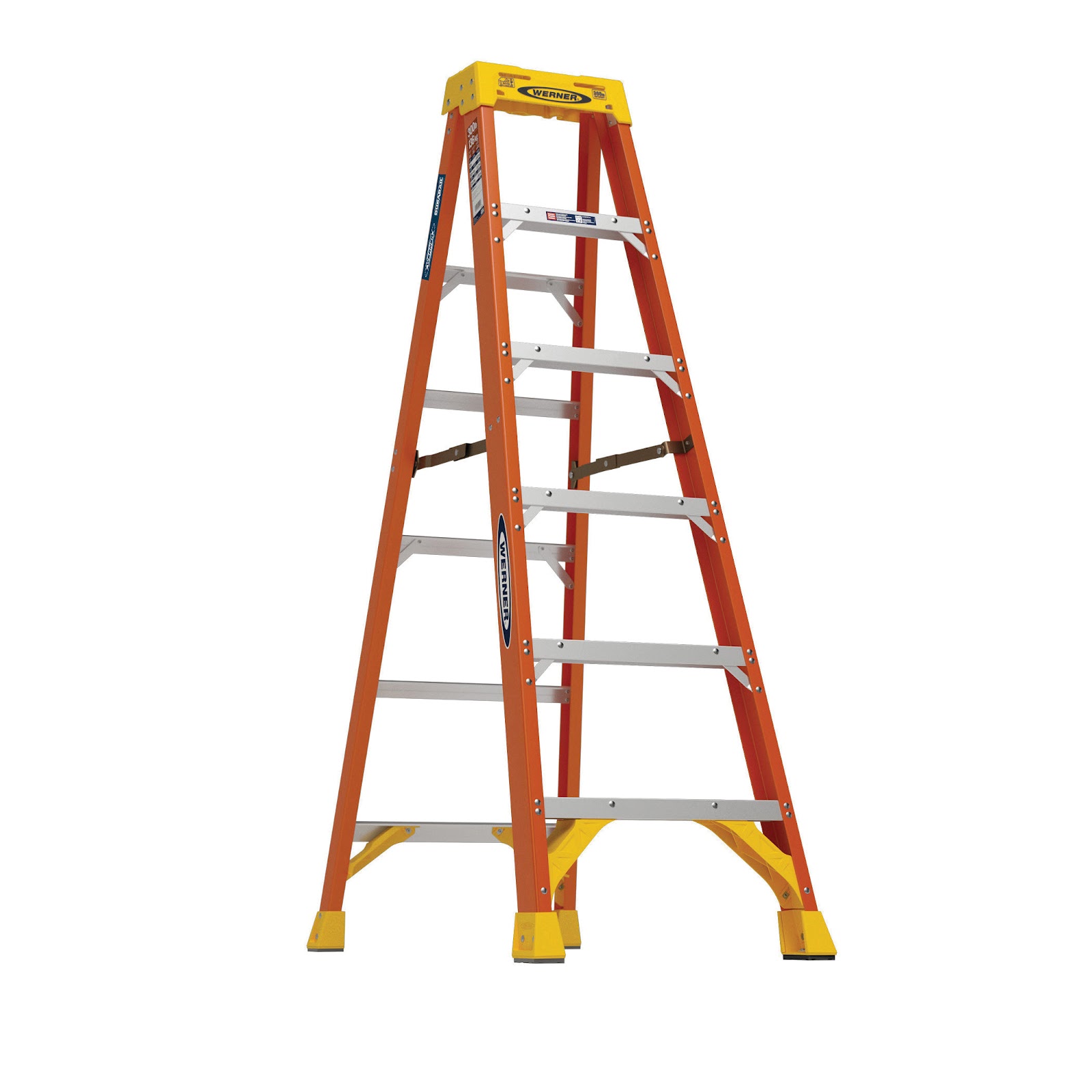 Werner 6 ft. Fiberglass Step Ladder, Type IA (6206)