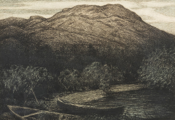 Lake Shore in Bohuslän 1908