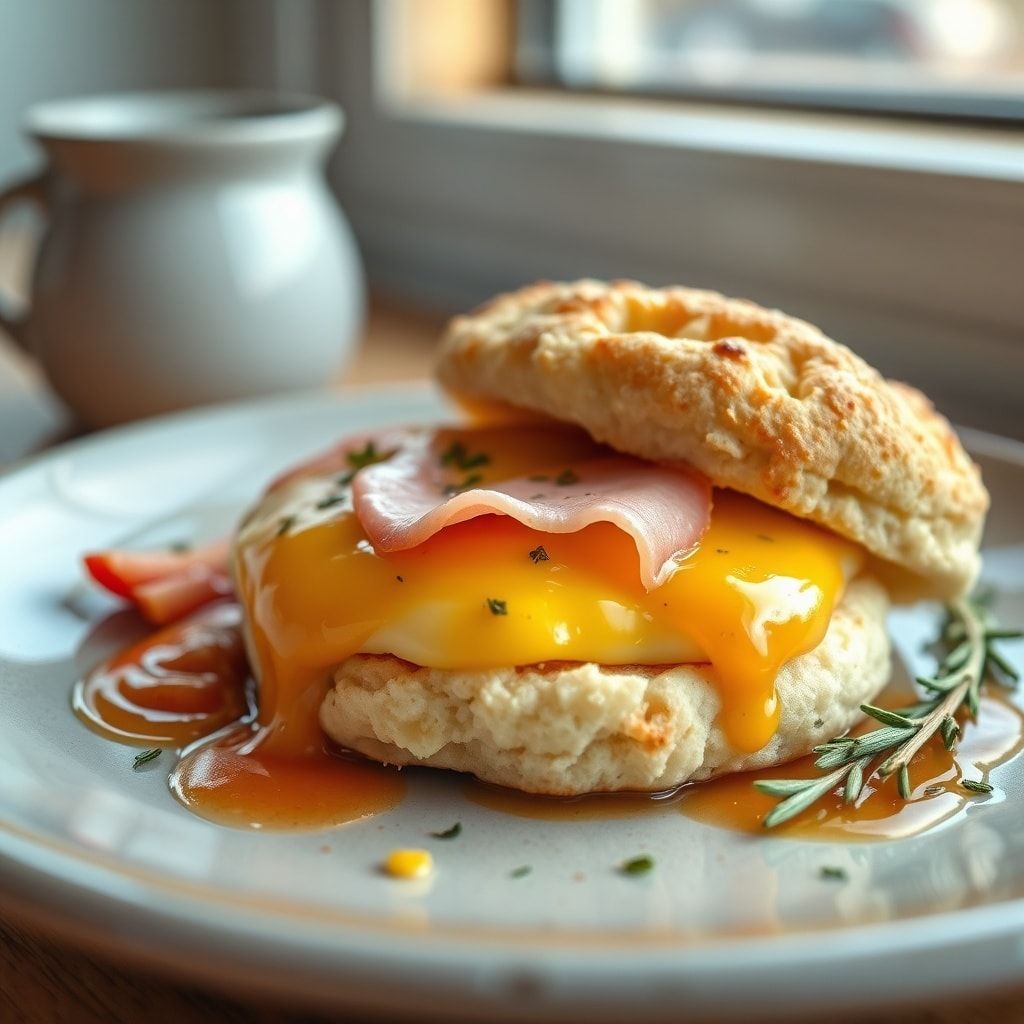 Easy Protein-Packed Breakfast Biscuits with Ham and Cheese (30-Minute Meal-Prep)