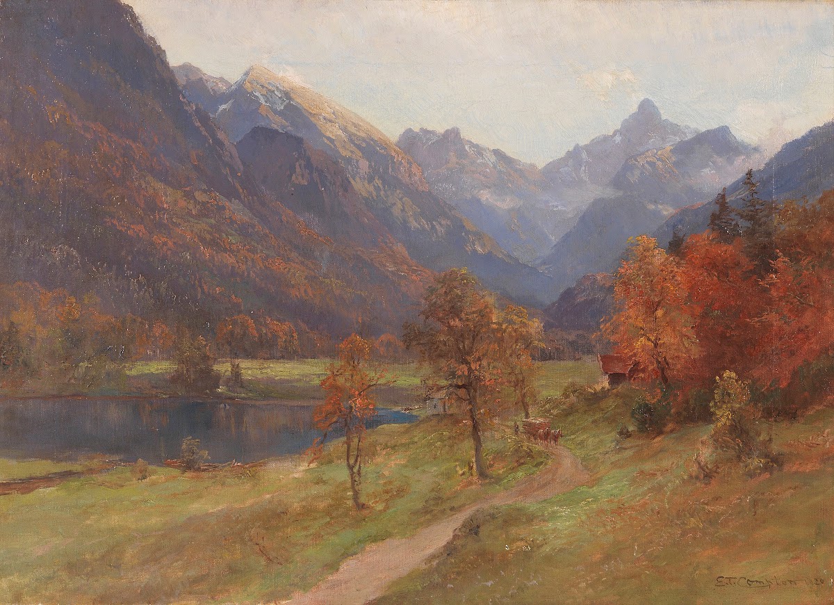 Herbst im Stodertal 1920