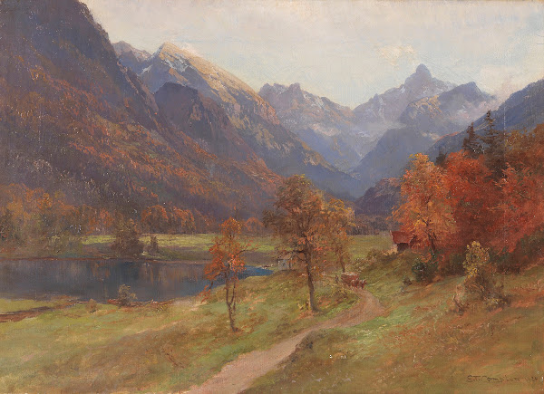 Herbst im Stodertal 1920