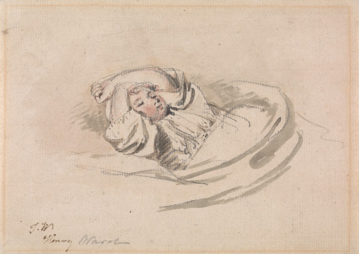 The Artists Son Henry Asleep