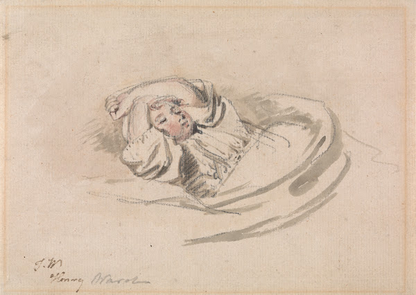 The Artists Son Henry Asleep