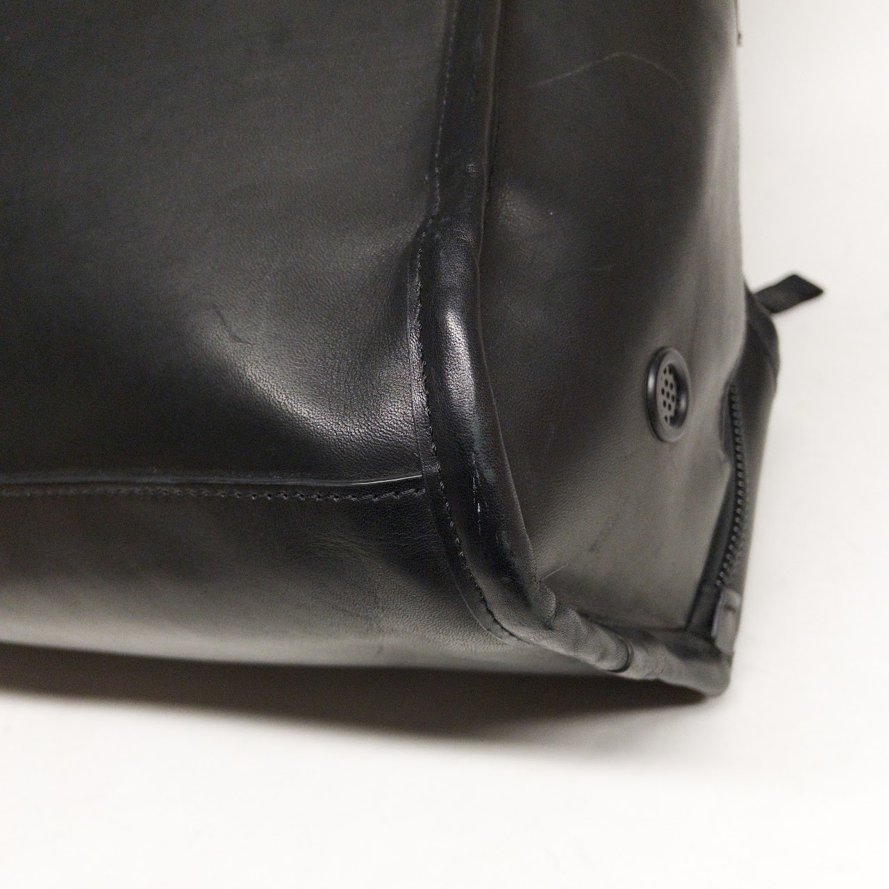 Tumi Black Leather Backpack #1