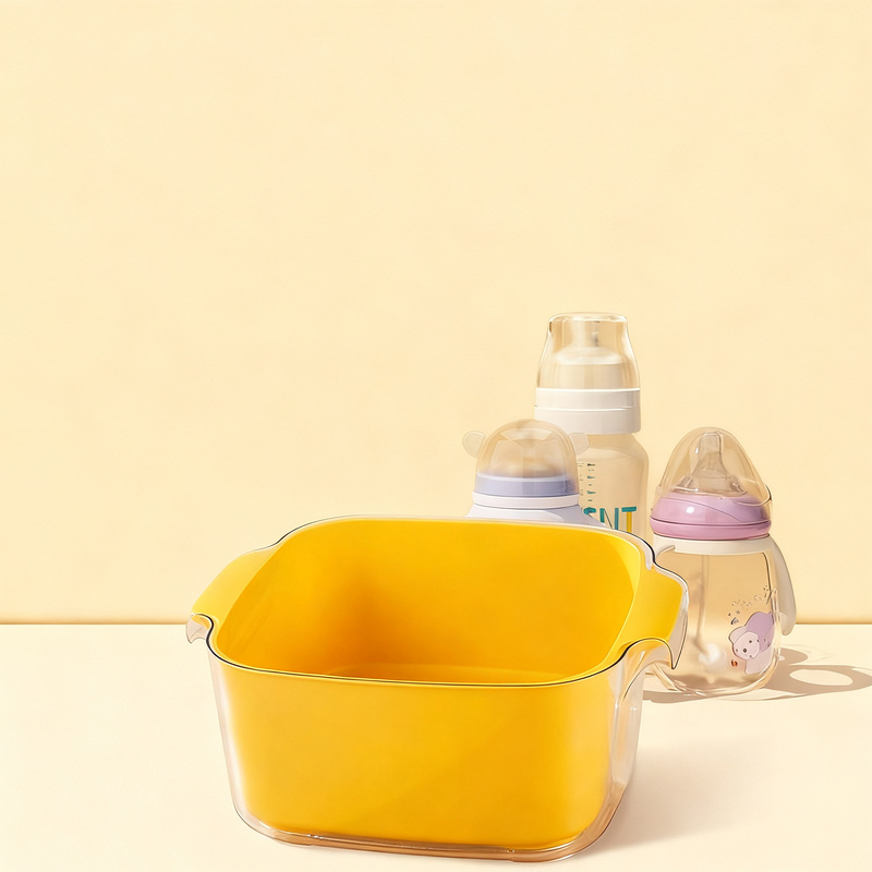 Double-layer colander, plastic, large size