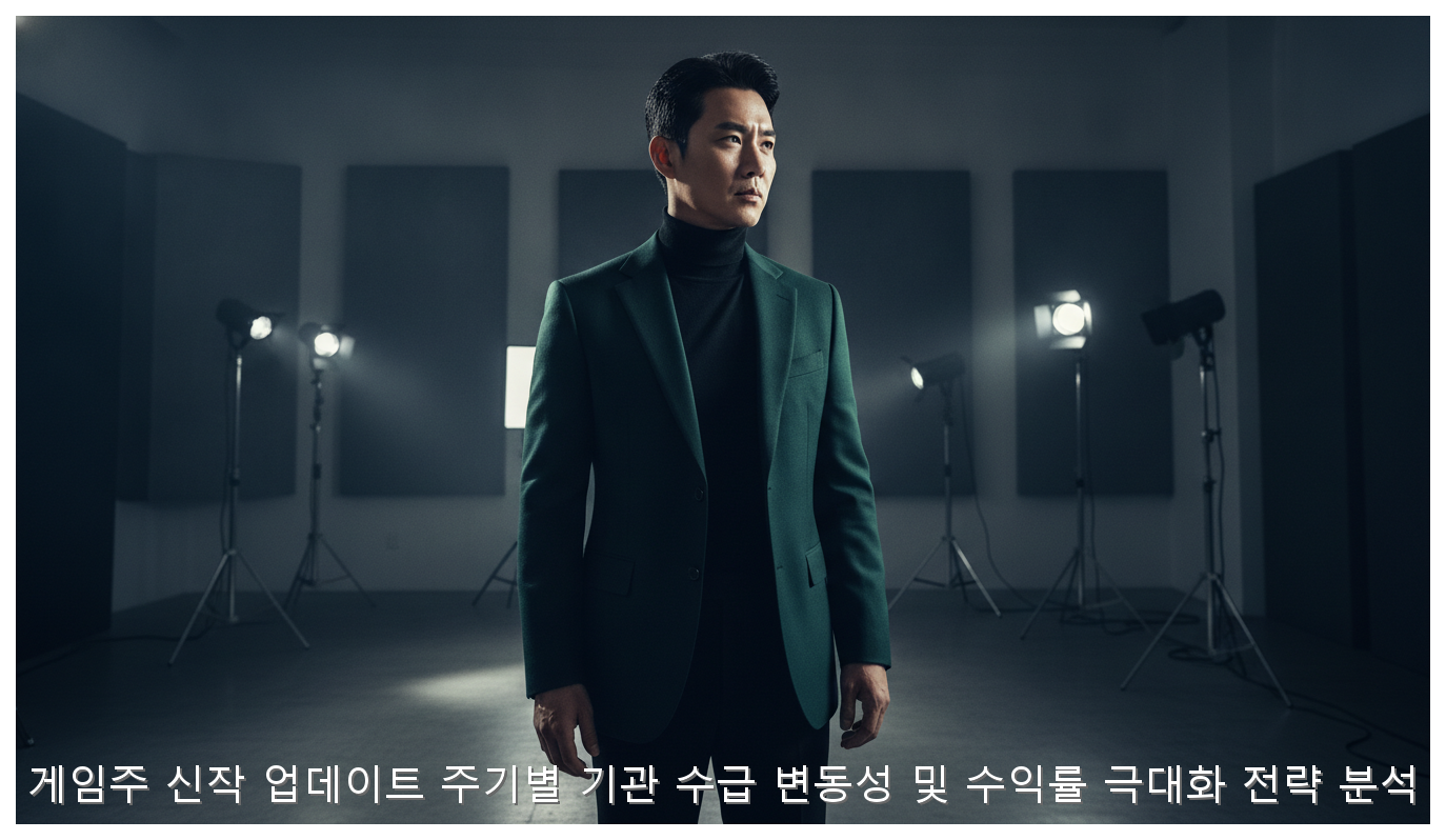 게임주 신작 업데이트 주기별 기관 수급 변동성 및 수익률 극대화 전략 분석 핵심 안내 및 분석 인포그래픽 (4)