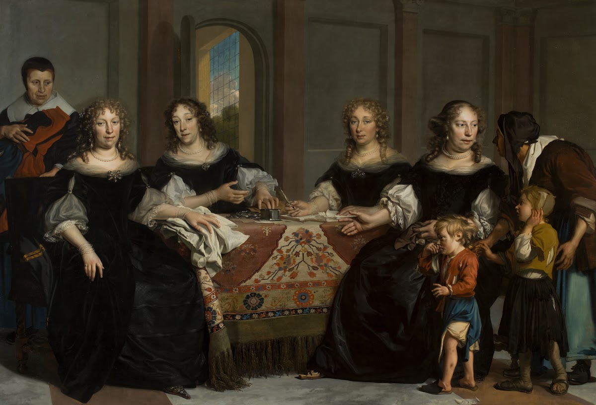 De regentessen van het Burgerweeshuis 1683