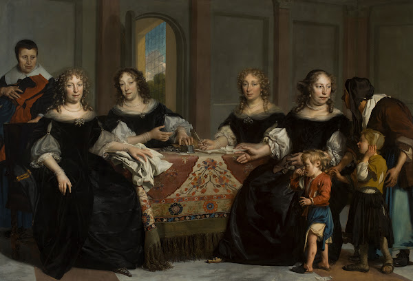 De regentessen van het Burgerweeshuis 1683