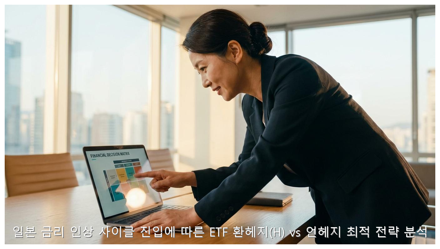 일본 금리 인상기 ETF 환헤지 필승 전략 핵심 안내 및 분석 인포그래픽 (7)