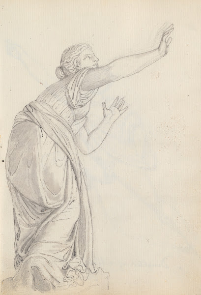 Psyche A Daughter of Niobe from the Niobid Group Uffizi Florence 1787