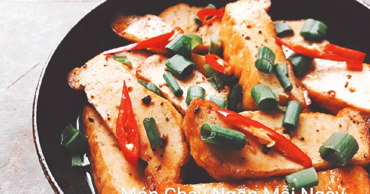 Đậu hũ kho tiêu chay